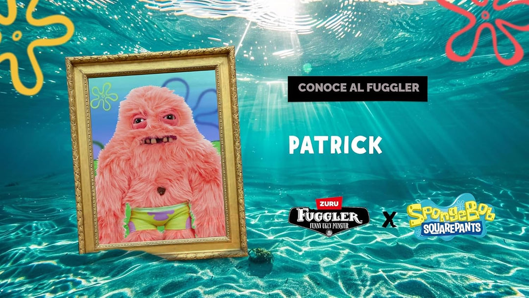 Fuggler Bob Esponja Pantalones Cuadrados - Peluche de 23 centímetro...