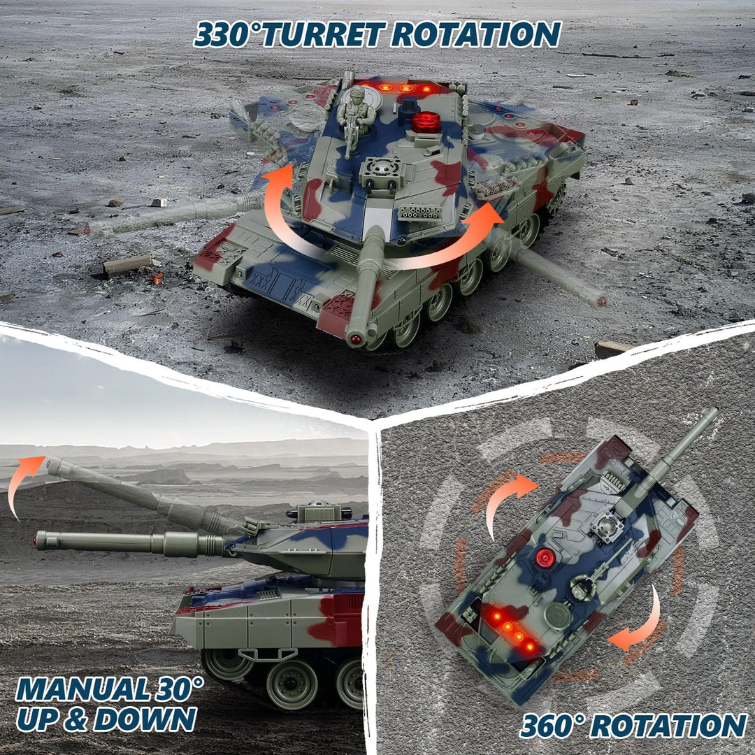 Juego de tanques a control remoto tanques de batalla del