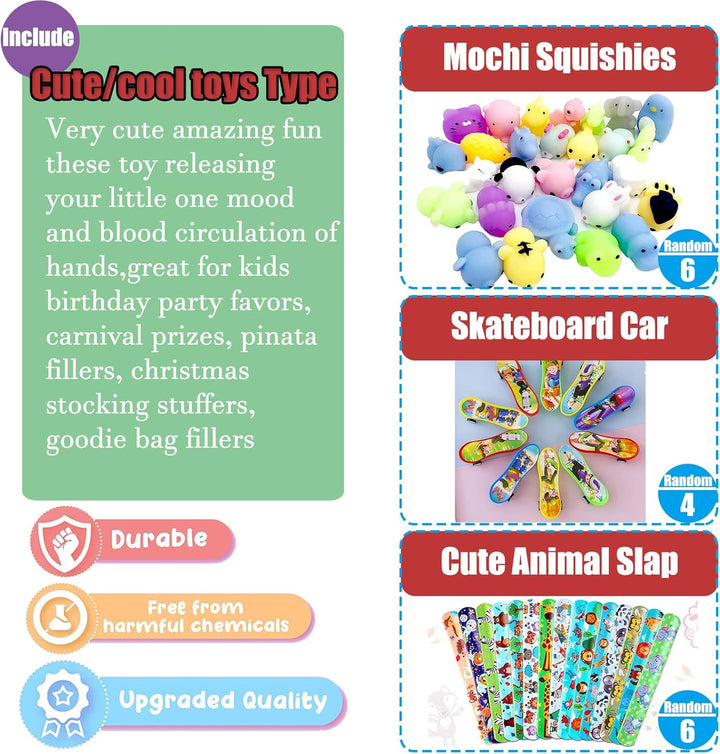 112 juguetes Pop Party Favors para niños, juguetes antiestrés de pr...