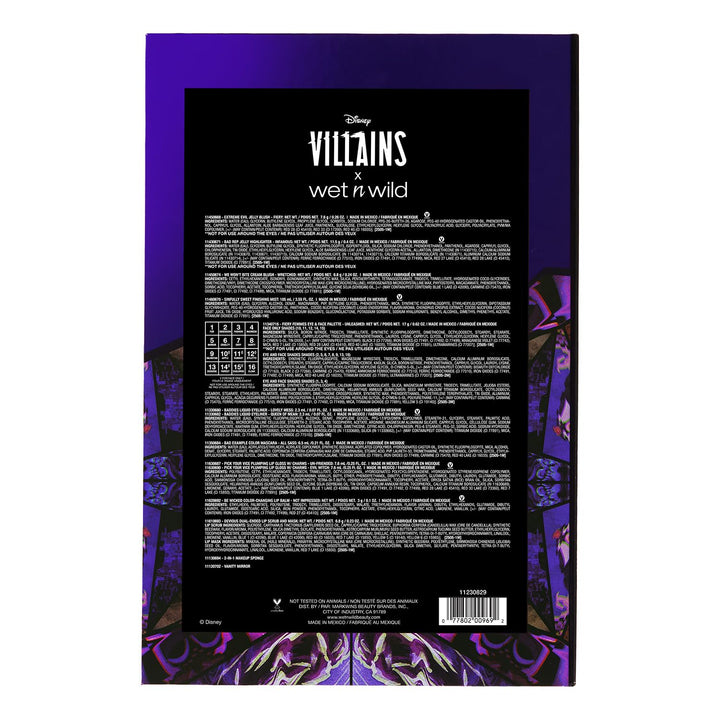 wet n wild Disney Villains PR Box, colección de maquillaje y acceso...