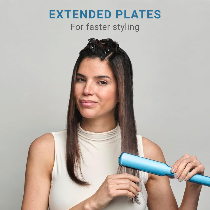 BabylissPRO Nano Titanium Ultra-Thin Hair Straightener, Professiona...