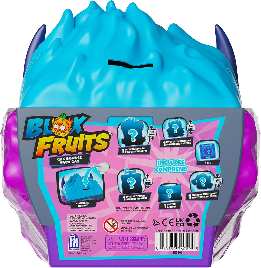 Blox Fruits - Paquete de estuche de almacenamiento de frutas de gas...