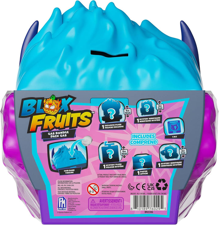Blox Fruits - Paquete de estuche de almacenamiento de frutas de gas...