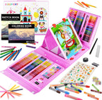 KINSPORY Juego de arte para niños, paquete de 290 kits de dibujo de