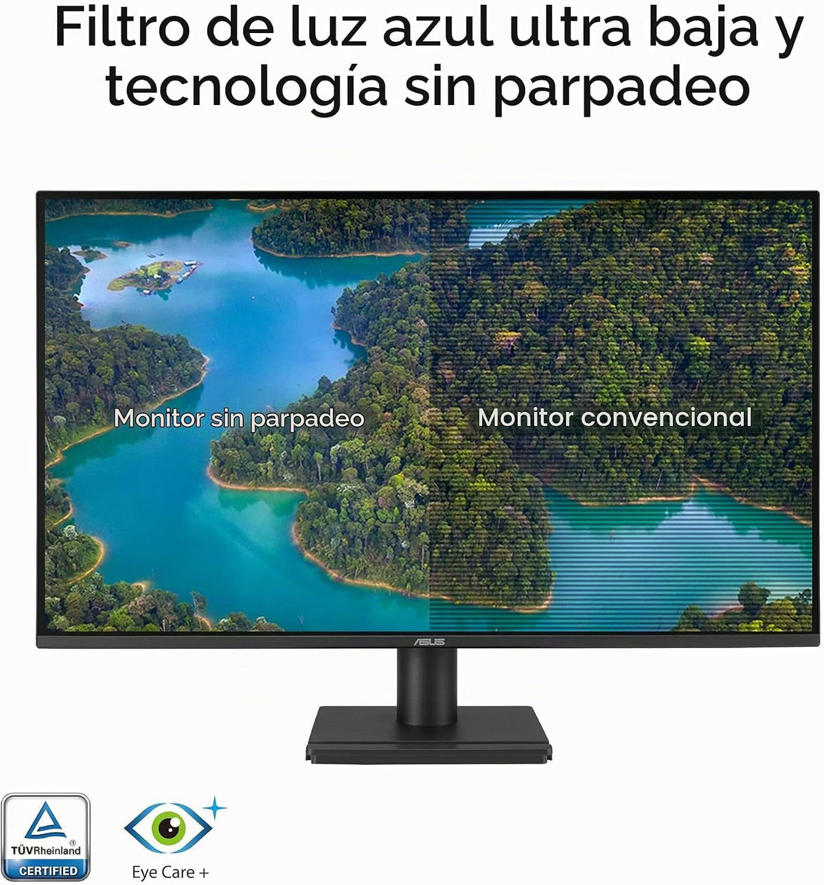 ASUS Monitor de cuidado ocular 1440P de 27" (VA27AQ) - IPS, QHD...