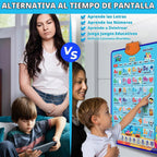 Just Smarty - Tabla interactiva de pared del alfabeto, ABC y 123, Baby