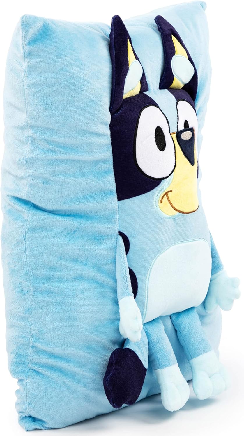 Bluey Snuggle Pillow Almohada decorativa de felpa súper