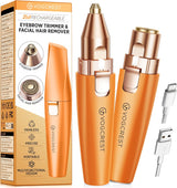 VG VOGCREST Recortadora Facial de Cejas: Depilación Facial Recargab...