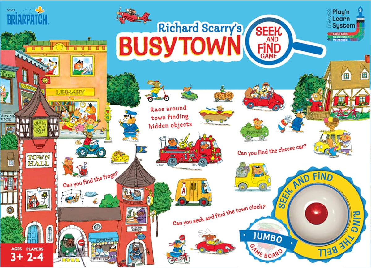 Briarpatch, Juego de Buscar y Encontrar de Busytown de Richard Scarry, Basado en Libros de Lectura Temprana para Preescolar, Jardín de Infantes y 1er Grado