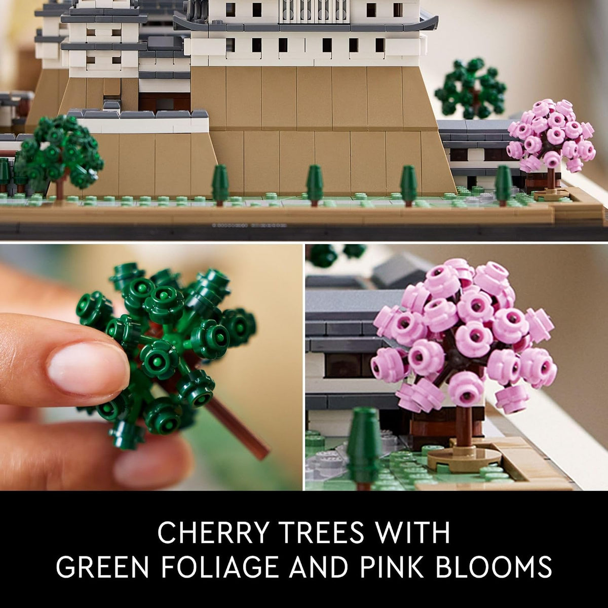 LEGO Architecture Landmarks Collection: Himeji Castle 21060 Juego de construcción, construye y exhibe este modelo coleccionable para adultos, regalo divertido para los amantes de Japón, famosos
