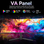 CRUA Monitor para juegos curvado ultraancho DQHD de 49" de 240H...