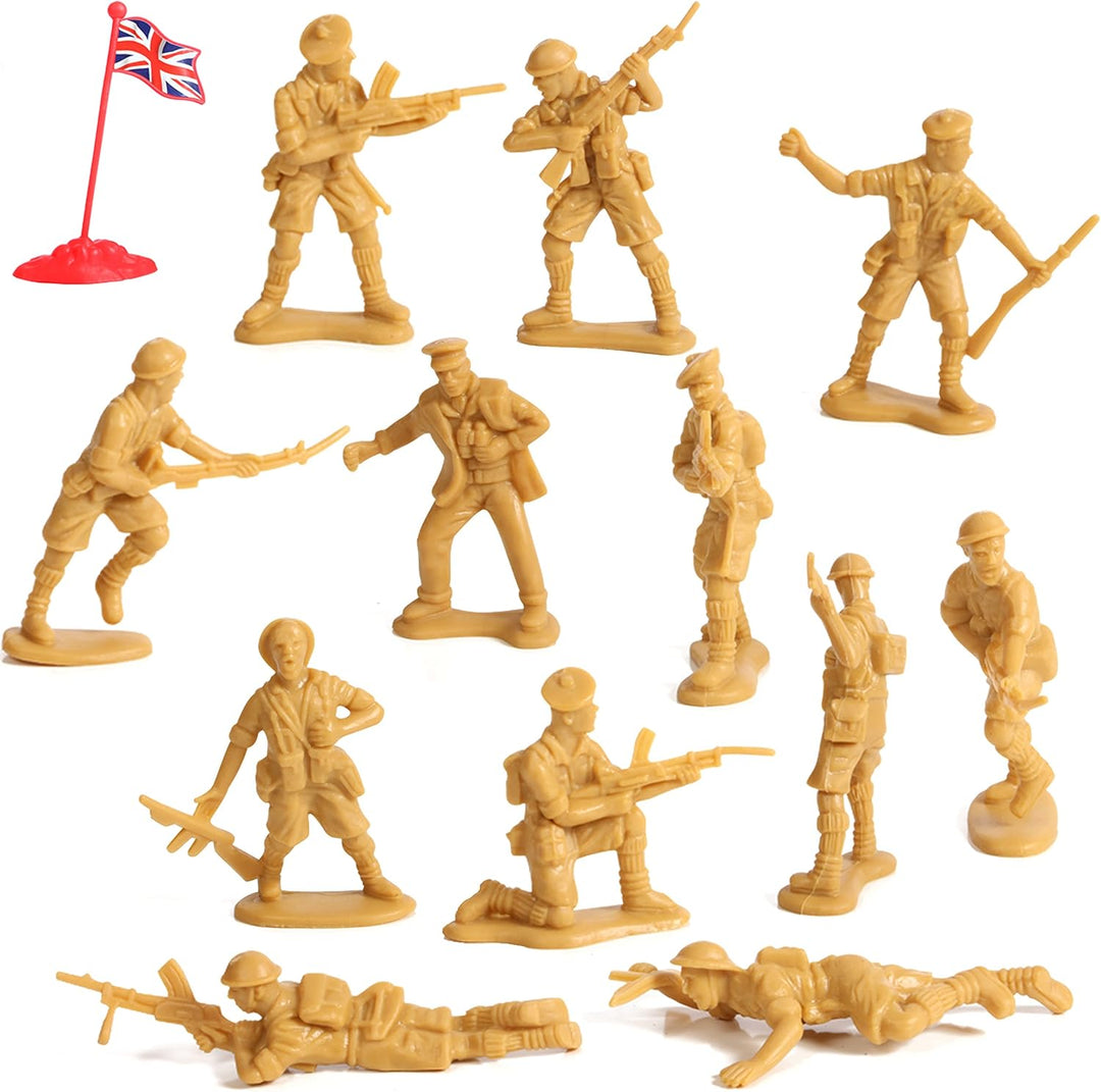 Huge Set de base militar, 300 piezas, 200 soldados y 100 accesorios...