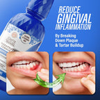GuruNanda Enjuague bucal Healthy Gums, Antigingivitis, Antiplaca, menta, 16 fl oz (paquete de 2)