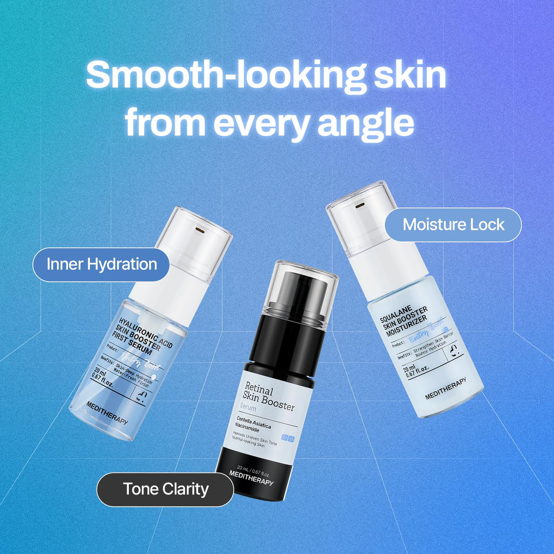 MEDITHERAPY Kit Gentle Boost - Set coreano para el cuidado de la pi...