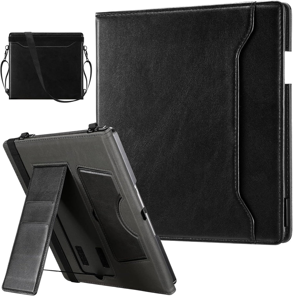Funda para Kindle Scribe de 10,2" (2024/2022) de piel sintética con soporte para bolígrafo