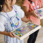 Set de cuentas Melissa & Doug, amigos de la mariposa, talla única , Multicolor