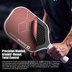 Paletas Pickleball Kevlar 0.630 in Moldeado por Inyección Alargado USAPA