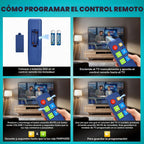 EZclicker Control Remoto para TV para Personas Mayores, Control Remoto Extra Simple con Botones Grandes (Azul)