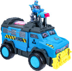 MRBEAST LAB Hybrids Mobile Battle Lab, MEGA-TECH Hybrid Figure, Toy Vehicle