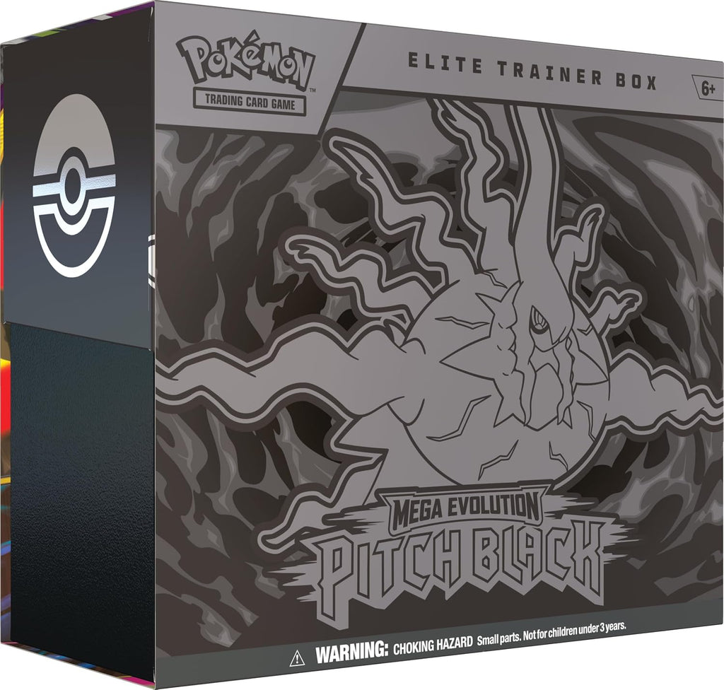 Pokémon TCG: Mega Evolution—Caja de entrenador Elite Pitch Black