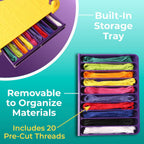kit para hacer pulseras de la amistad, kit de joyas para niñas, kit de manualidades, edición de viaje