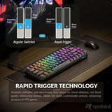 Ranked Master M65 HE 65% | Tecnología de disparo rápido | Teclado m...
