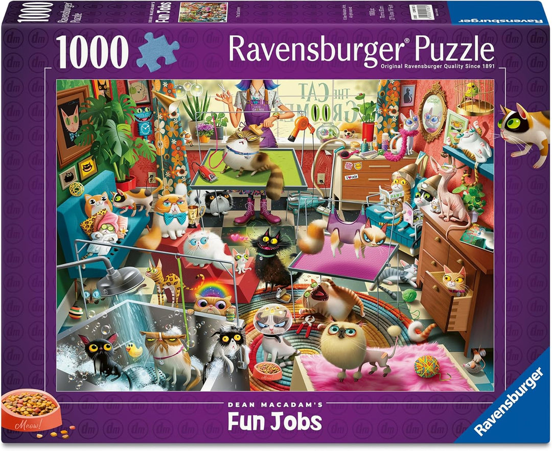 Ravensburger The Cat Groomer - Rompecabezas de 1000 piezas