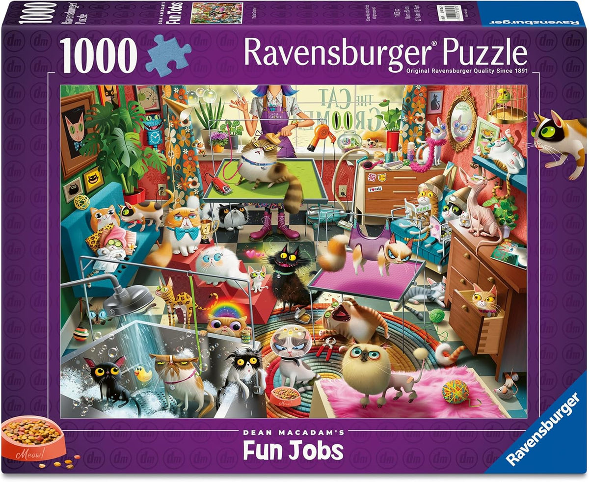 Ravensburger The Cat Groomer - Rompecabezas de 1000 piezas