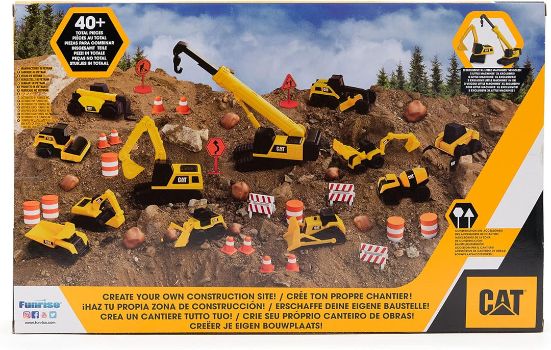 CatToysOfficial CAT Little Machines Mega juego con grúa