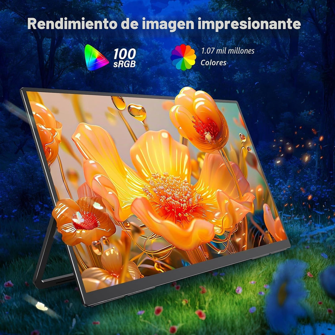 Monitor portátil para juegos 2K 180Hz, 23.8 pulgadas, 2560 x 1440 Q...