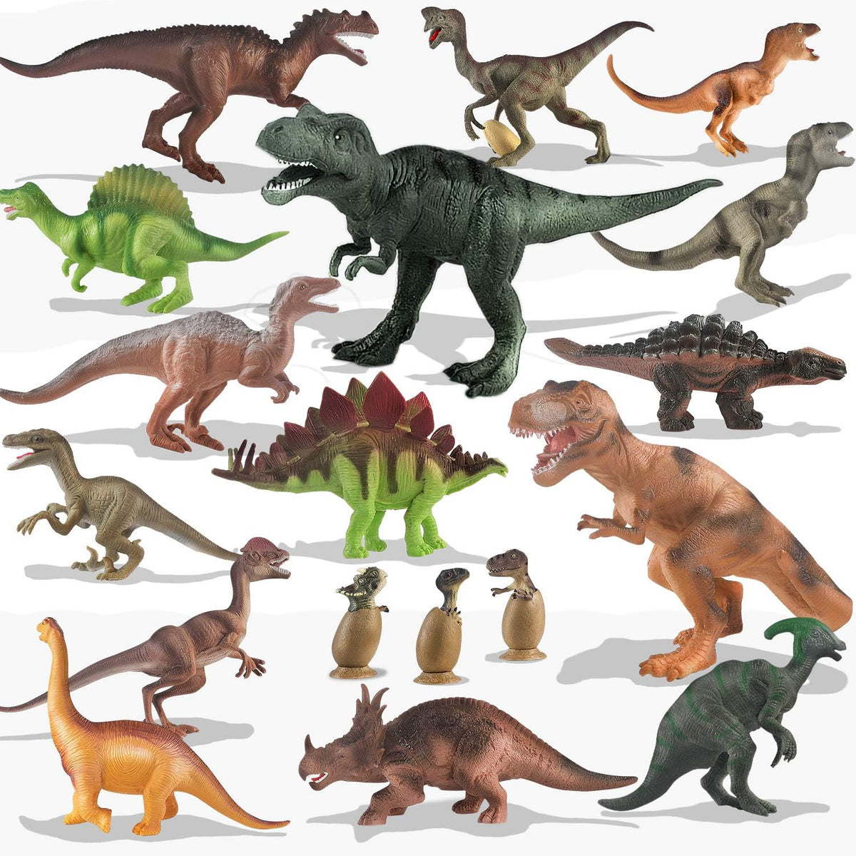 20 Paquetes de Juguetes de Dinosaurios para Niños, Juguete para Niños de 3, 4, 5, 6, 7, 8, 9, 10+ Años