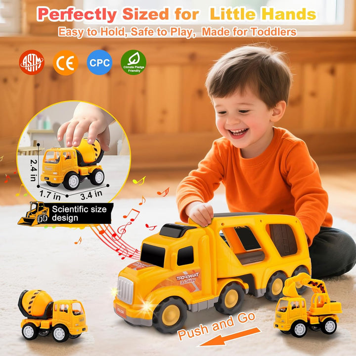 Nicmore Camión de Construcción para Niños Pequeños: Juguetes para N...