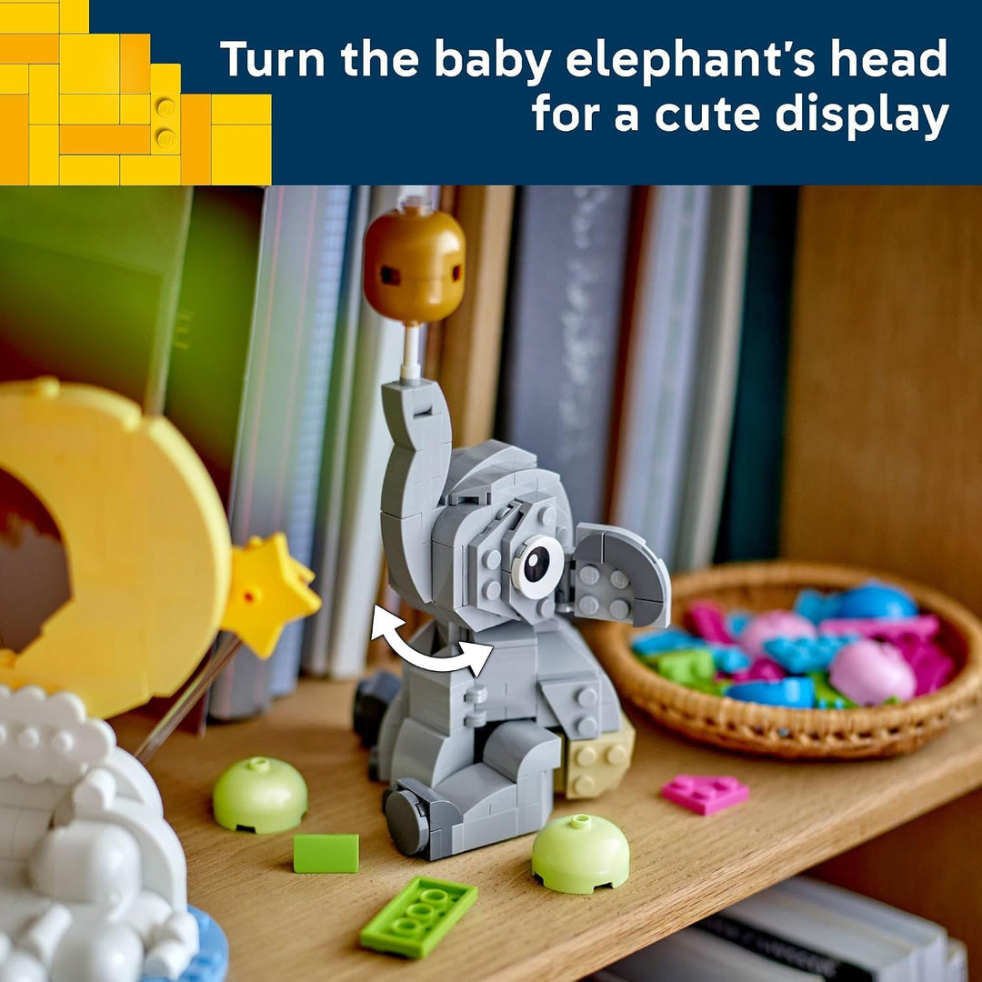 LEGO Baby Elephant in the Sky - Juego de construcción para adultos,...