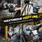 DIYtoolifz - Llave de impacto inalámbrica de 1500 Nm de 1/2 pulgada compatible con Dewalt 20V