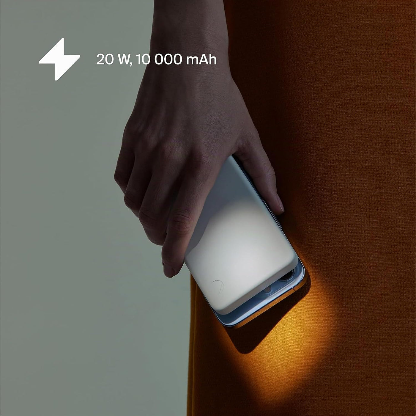 Clemm Banco de energía inalámbrico magnético de 10000 mAh, cargador...