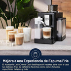 De'Longhi Rivelia - Máquina automática de café expreso, espumador de leche