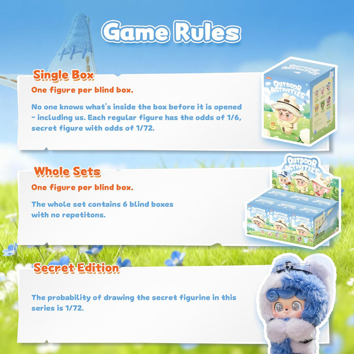 POP JOY Blindbox QKid de felpa de PVC serie de actividades