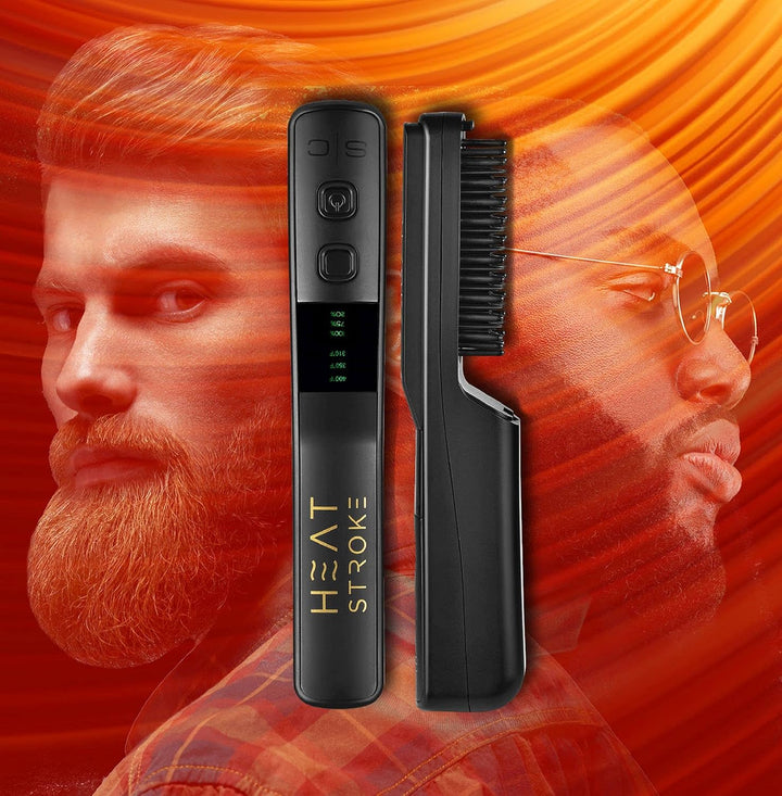 StyleCraft Heat Stroke - Plancha inalámbrica para barba y peinado |...