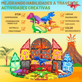 Juguetes de dinosaurio azulejos magnéticos juego del mundo
