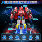 QUANTUM HEROES DINOSTER Robot transformable 2 en 1 Raptor Bolt Wing, 8.66 pulgadas