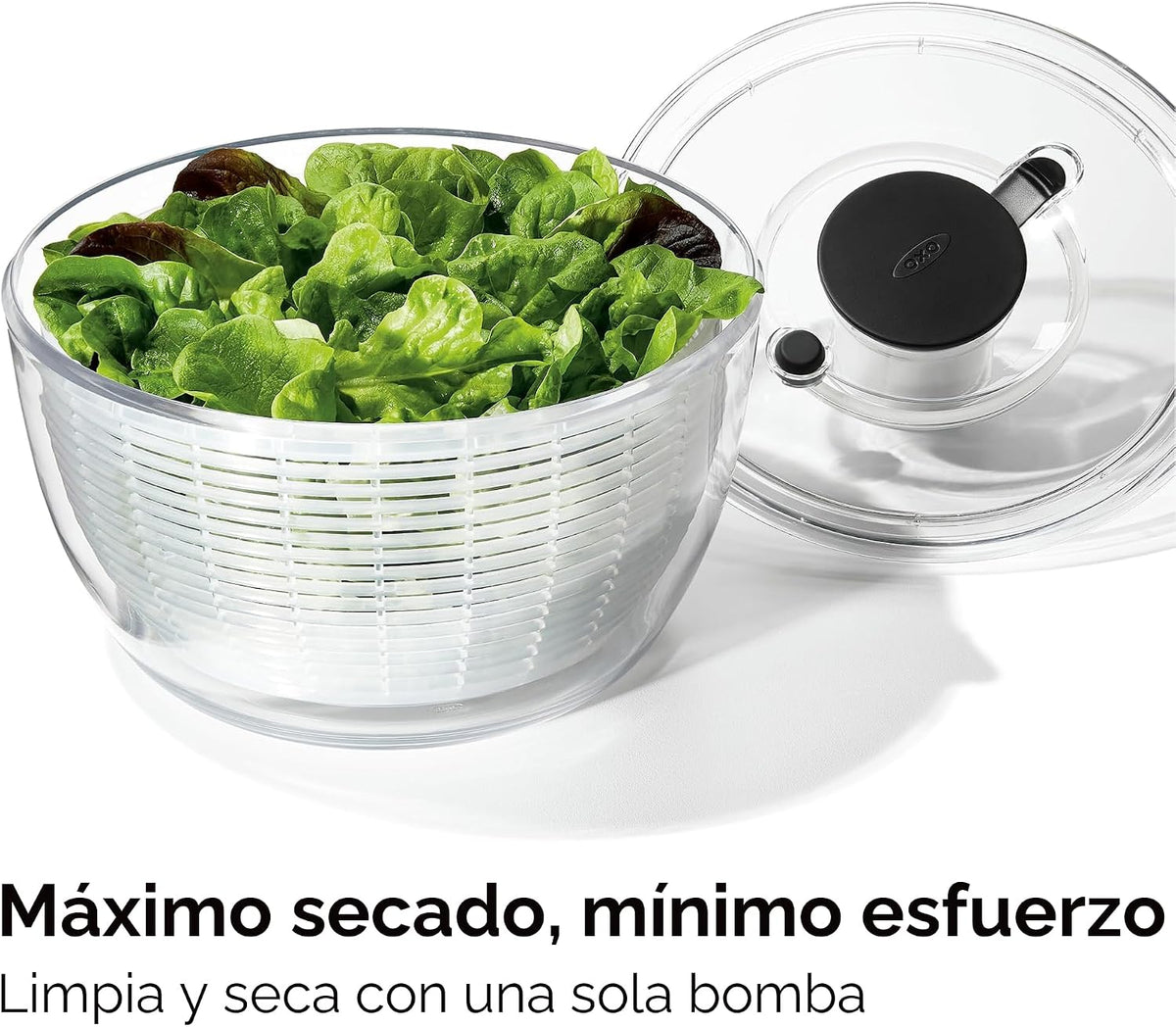 OXO Good Grips - Molinillo de ensalada de 6.22 cuartos de galón, lavadora