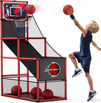 Juego de Baloncesto Arcade para Interiores y Exteriores, Aro de Baloncesto para Niños