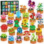 Calendario de Adviento 2026 Flores Botánico Mini Juego de Construcción para