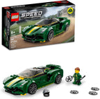 LEGO Speed Champions Lotus Evija 76907 Modelo de juguete de coche de carreras para niños, juego coleccionable con minifigura de conductor de carreras