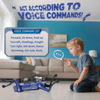 Robot Dog - Juguetes STEM Interactivos con Voz y Control Remoto, 30+ Acciones Realistas, Juego Programable, Alcance de 25m, Durable y Seguro - Mejor Regalo para Niños de 6+
