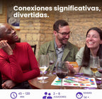 Juego de cartas de conversación - Preguntas profundas y tarjetas de inicio de conversación para adultos, parejas, amigos y familias | Rompehielos para una cita nocturna, noches de juego y conexiones chispeantes | 252 cartas