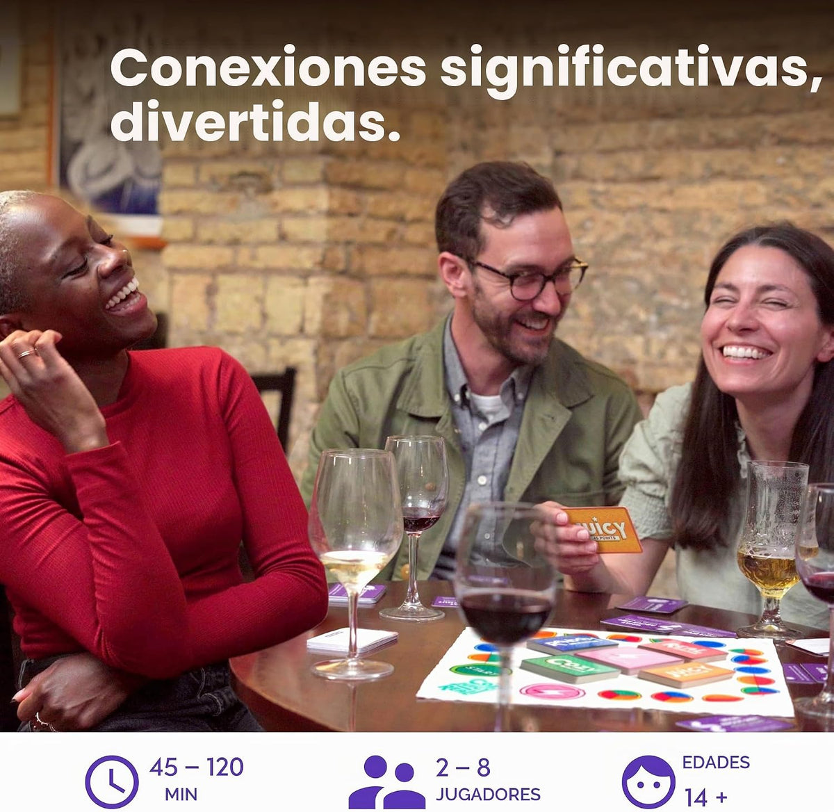 Juego de cartas de conversación - Preguntas profundas y tarjetas de inicio de conversación para adultos, parejas, amigos y familias | Rompehielos para una cita nocturna, noches de juego y conexiones chispeantes | 252 cartas