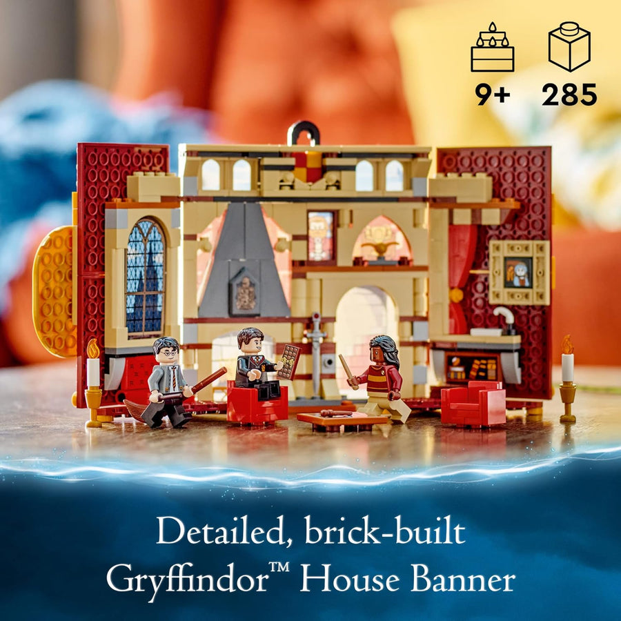 Lego Harry Potter Gryffindor House Banner Set 76409 con