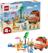 LEGO Bluey Blueys Beach Family Car Trip - Juguete de