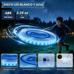 Paquete de 2 discos voladores iluminados para niños y adultos